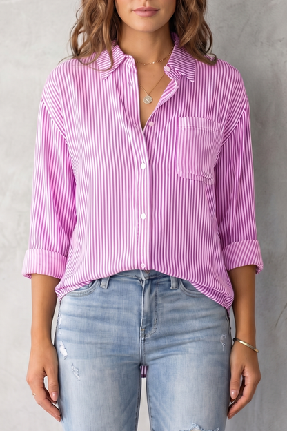 Marinelle – Classic striped pattern – Button-up shirt