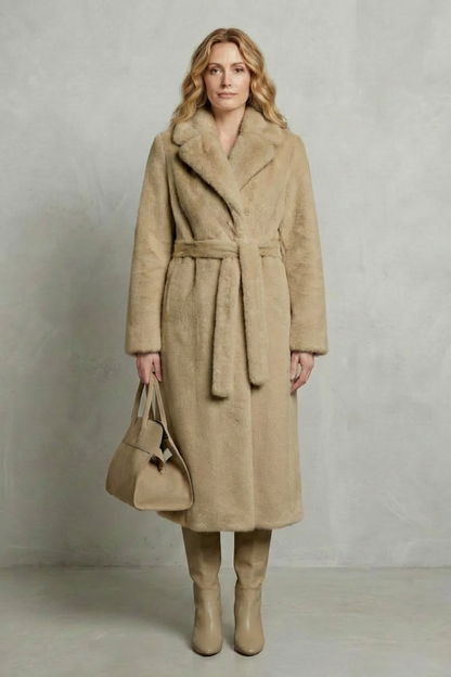 Marivonne – Oversized silhouette – Faux fur long coat
