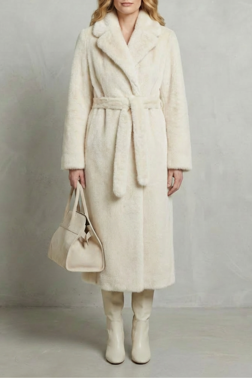 Marivonne – Oversized silhouette – Faux fur long coat