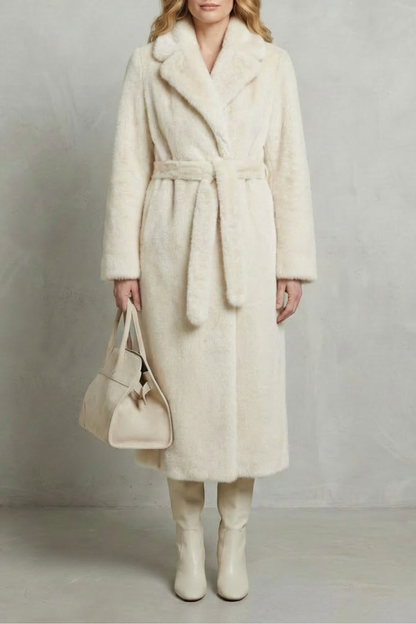Marivonne – Oversized silhouette – Faux fur long coat