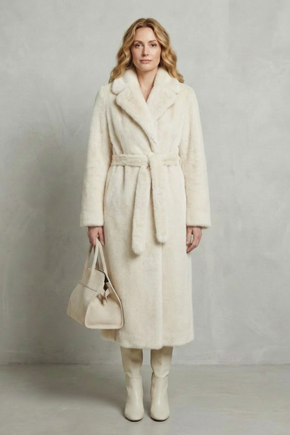 Marivonne – Oversized silhouette – Faux fur long coat
