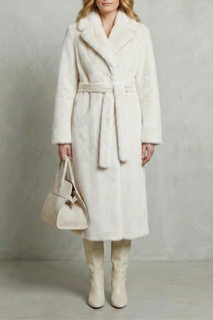 Marivonne – Oversized silhouette – Faux fur long coat