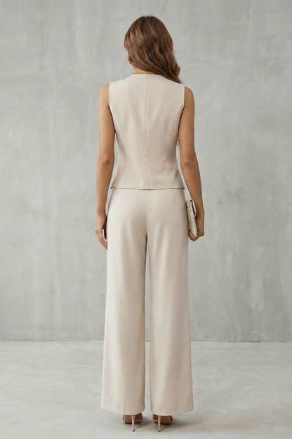 Miralune – Tailored minimal elegance – Vest set