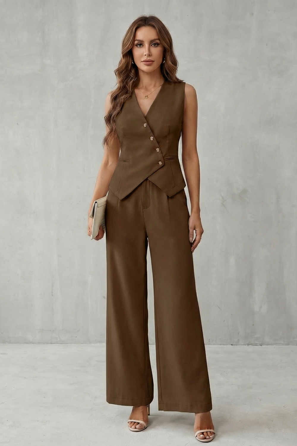 Miralune – Tailored minimal elegance – Vest set