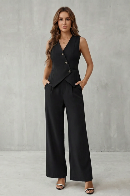 Miralune – Tailored minimal elegance – Vest set