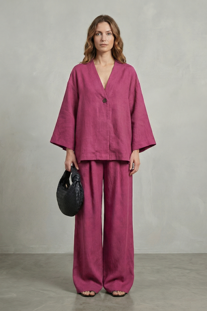 Morvella – Relaxed wrap silhouette – Two piece set