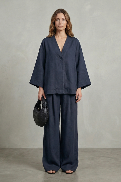 Morvella – Relaxed wrap silhouette – Two piece set