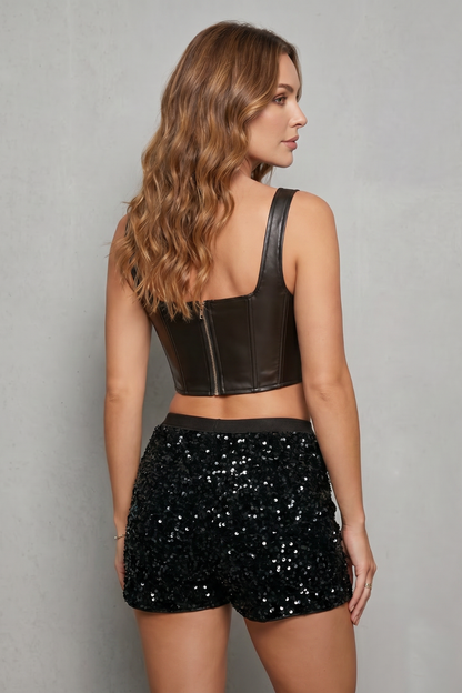 Noirelle – Sequin shimmer glamour – Shorts
