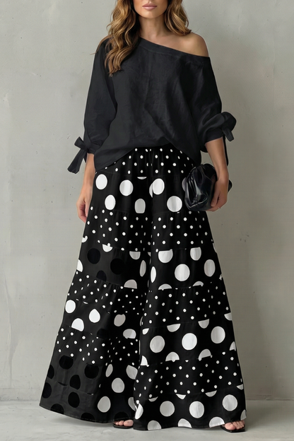Polviera – Playful polka flow – Two piece set