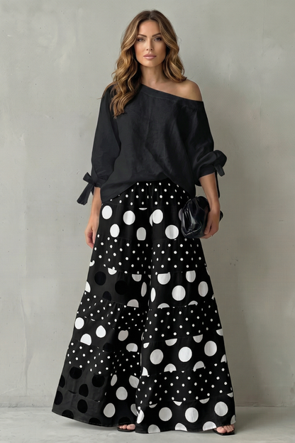 Polviera – Playful polka flow – Two piece set