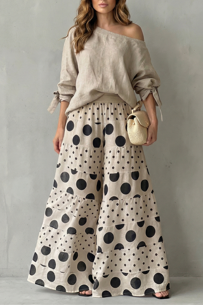Polviera – Playful polka flow – Two piece set