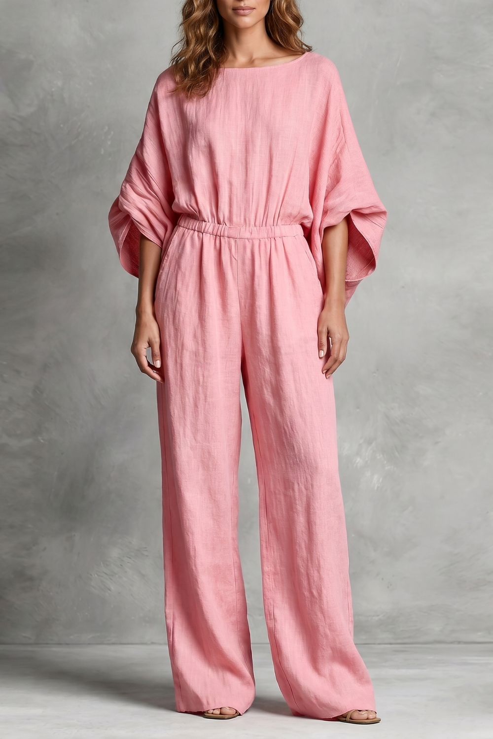 Rosaline – Relaxed bohemian silhouette – Wide-leg jumpsuit