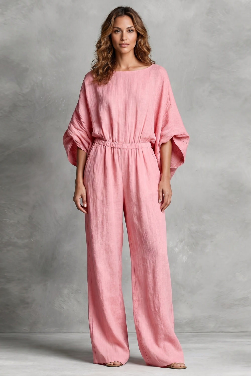 Rosaline – Relaxed bohemian silhouette – Wide-leg jumpsuit
