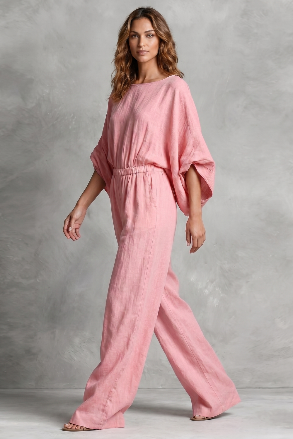 Rosaline – Relaxed bohemian silhouette – Wide-leg jumpsuit