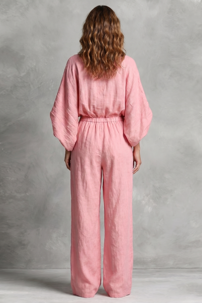 Rosaline – Relaxed bohemian silhouette – Wide-leg jumpsuit