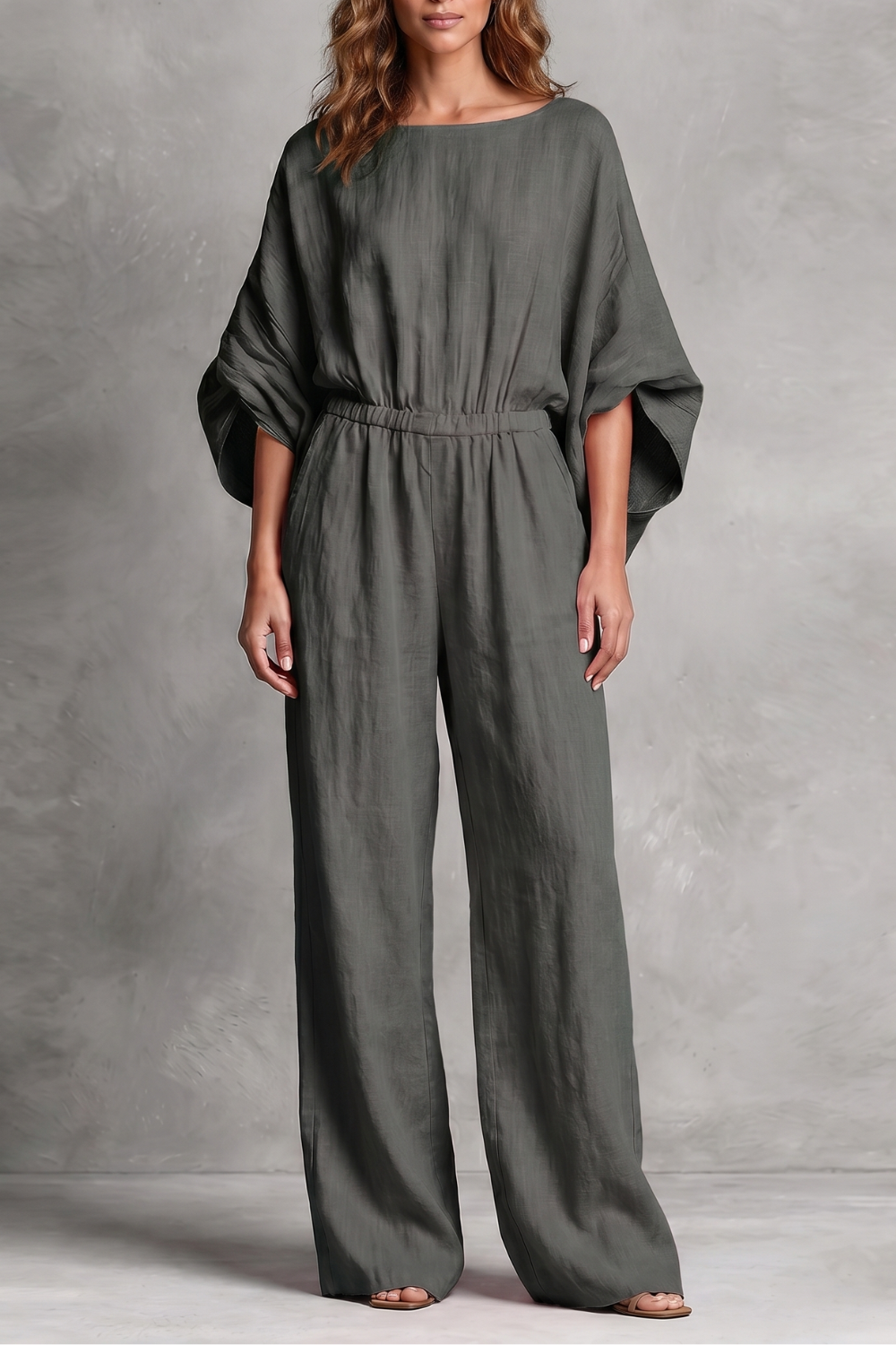 Rosaline – Relaxed bohemian silhouette – Wide-leg jumpsuit