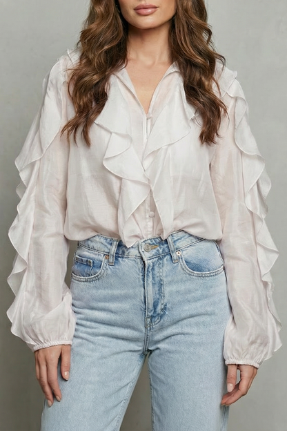 Roselisse – Romantic ruffle elegance – Blouse