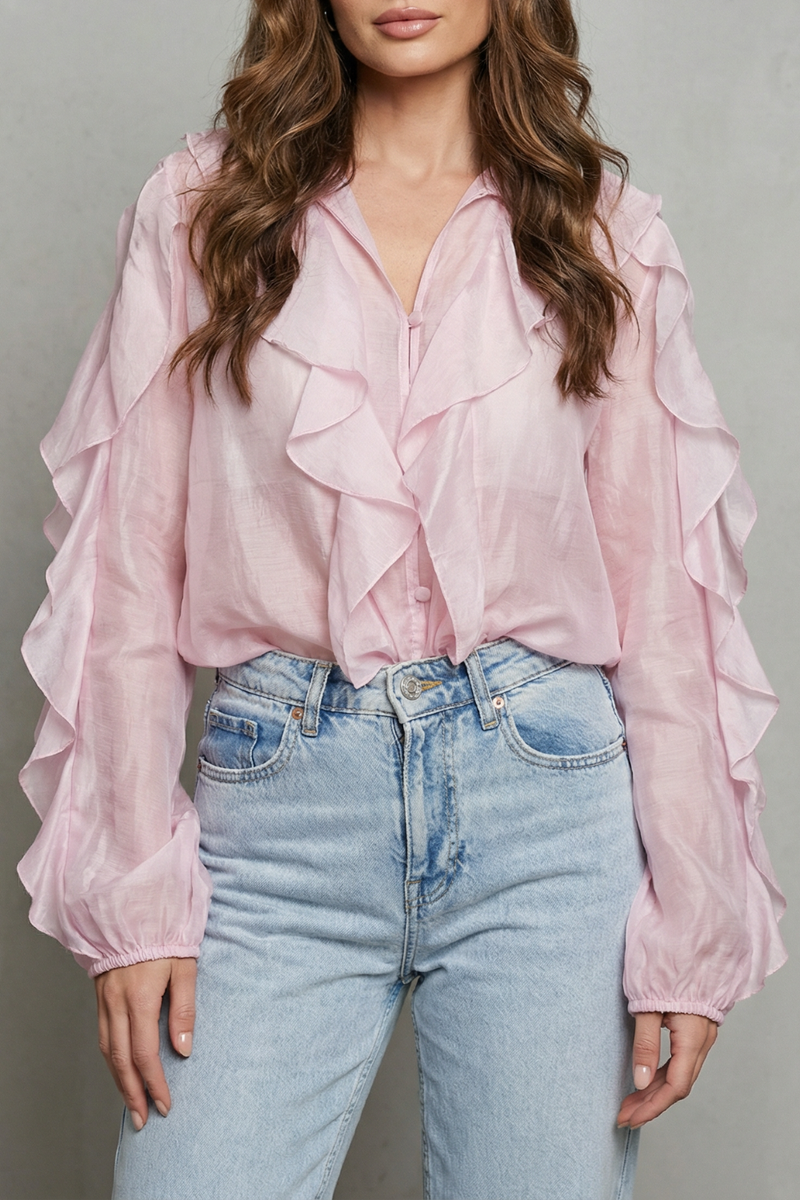 Roselisse – Romantic ruffle elegance – Blouse