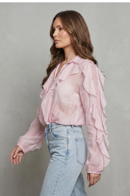 Roselisse – Romantic ruffle elegance – Blouse