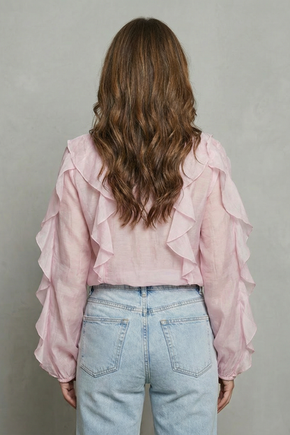 Roselisse – Romantic ruffle elegance – Blouse
