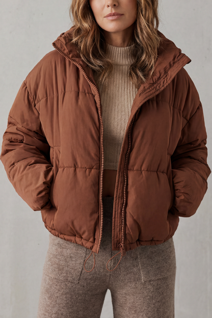 Savillonne – Quilted comfort – Cropped puffer jacket