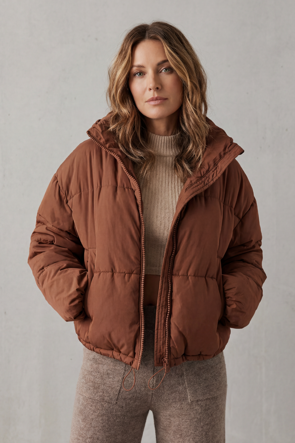 Savillonne – Quilted comfort – Cropped puffer jacket