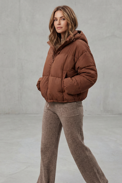 Savillonne – Quilted comfort – Cropped puffer jacket