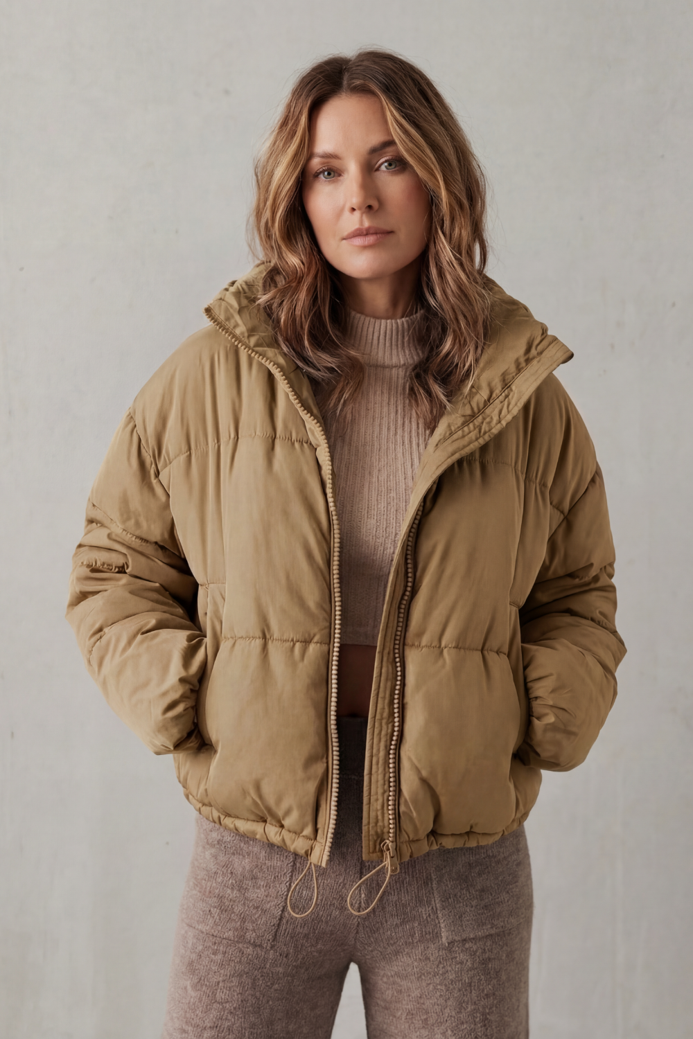 Savillonne – Quilted comfort – Cropped puffer jacket