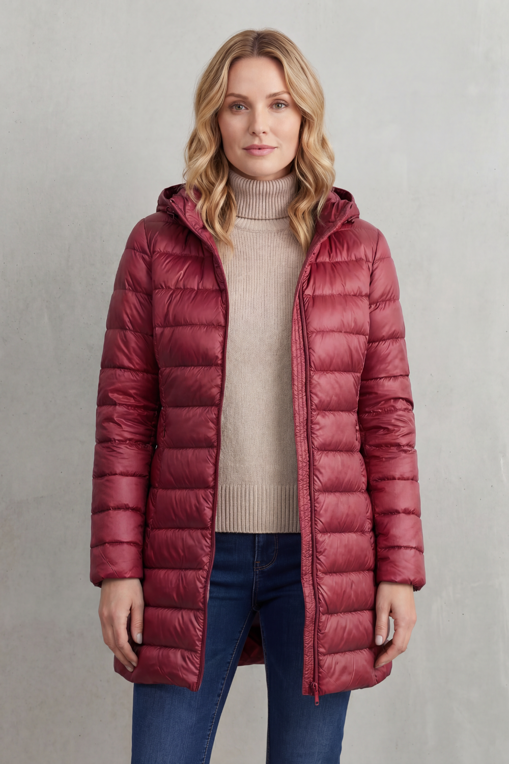Serelune – Featherlight warmth – Hooded down jacket
