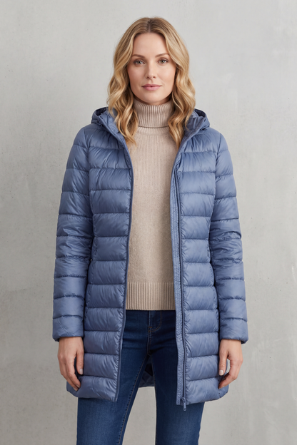 Serelune – Featherlight warmth – Hooded down jacket