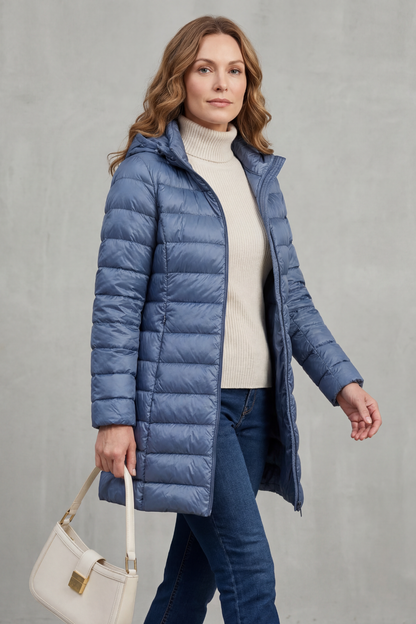 Serelune – Featherlight warmth – Hooded down jacket