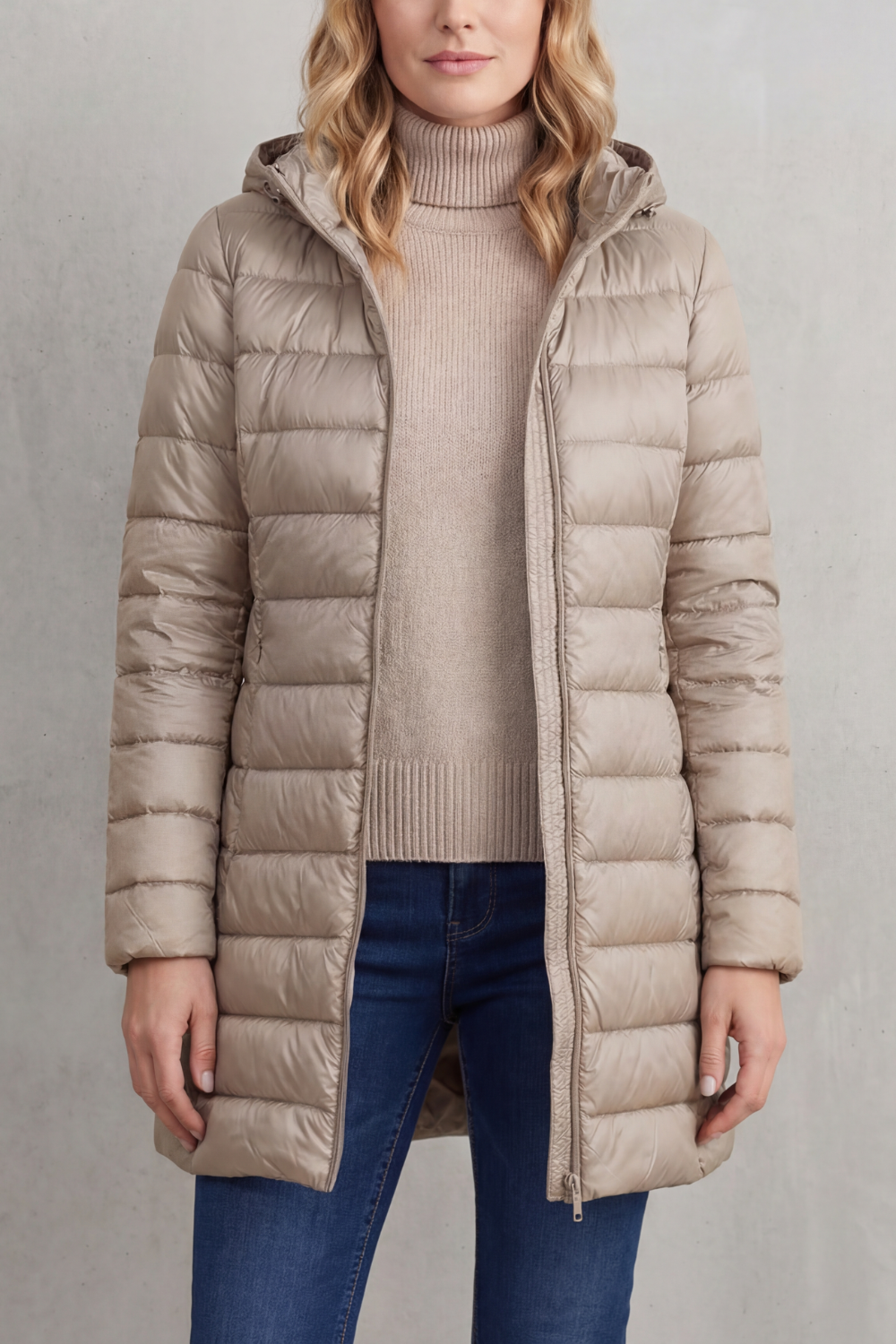 Serelune – Featherlight warmth – Hooded down jacket