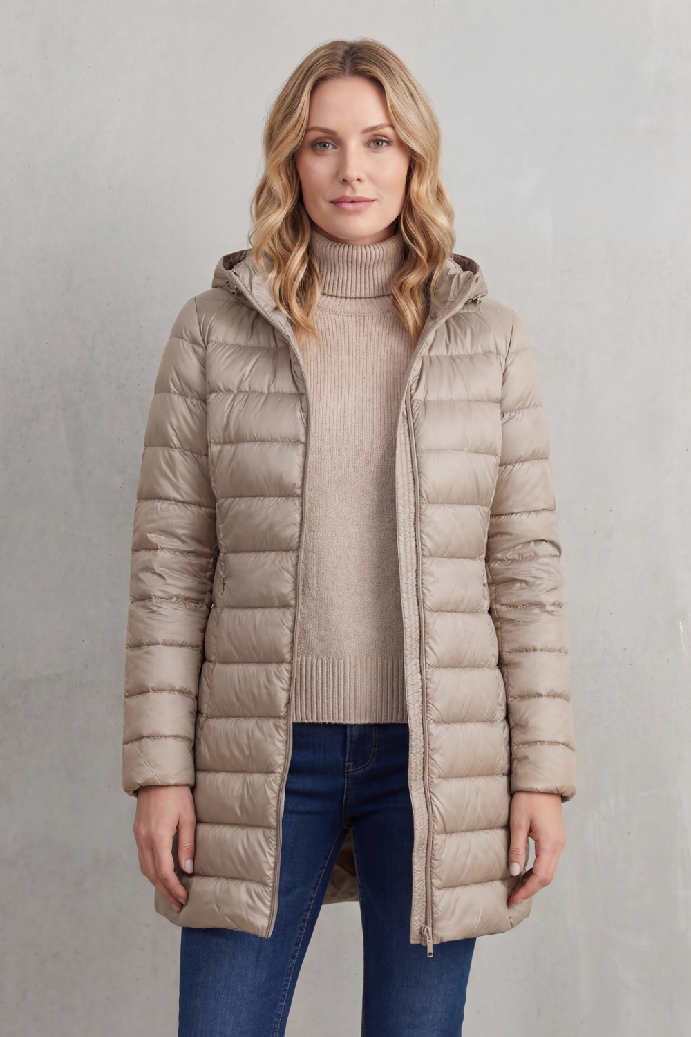Serelune – Featherlight warmth – Hooded down jacket