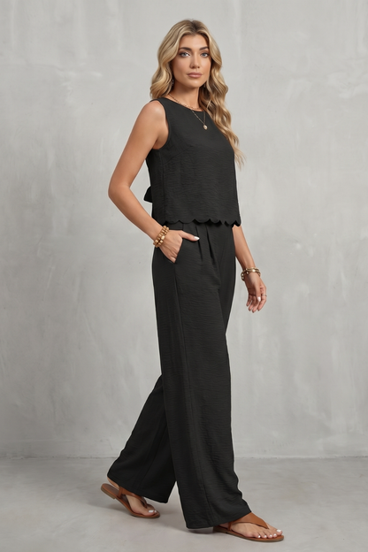 Velmira – Open-back bow detail – Two piece set