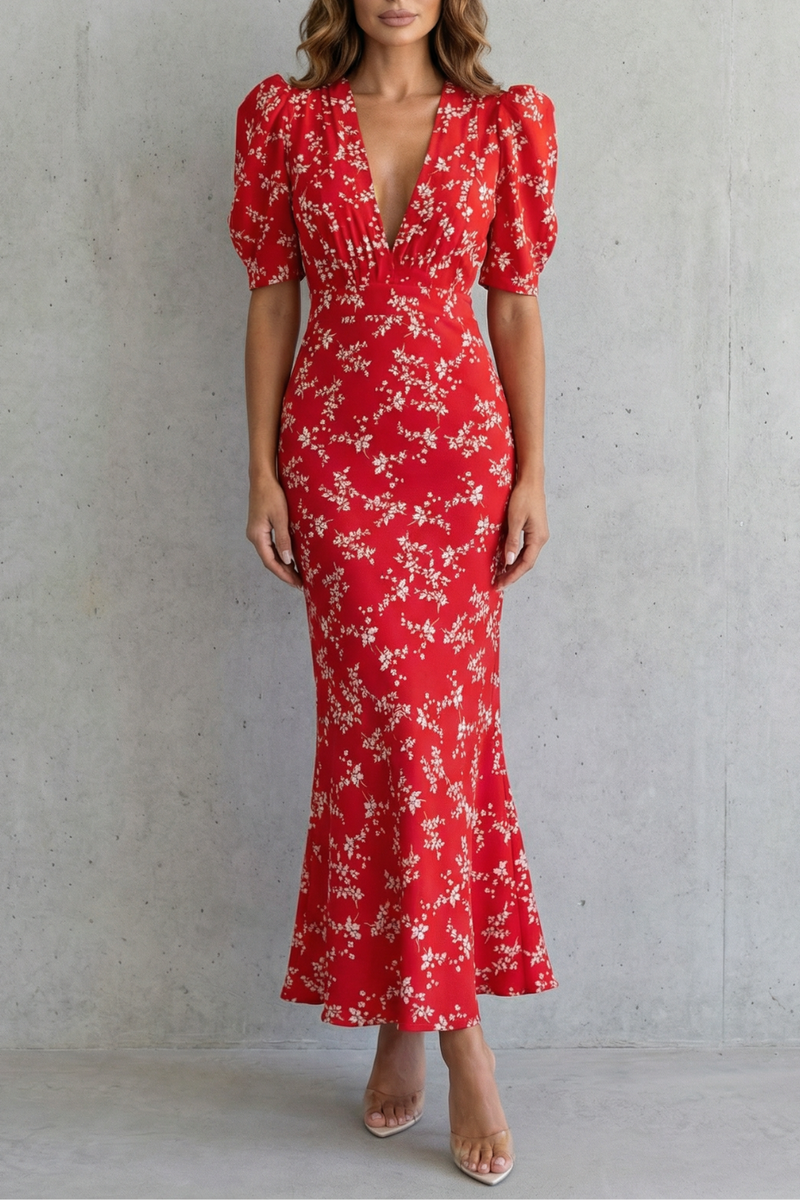 Velmora – Romantic floral elegance – Maxi dress