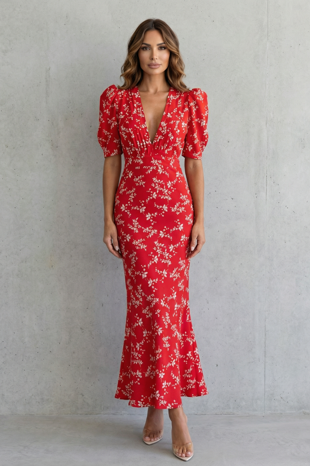 Velmora – Romantic floral elegance – Maxi dress