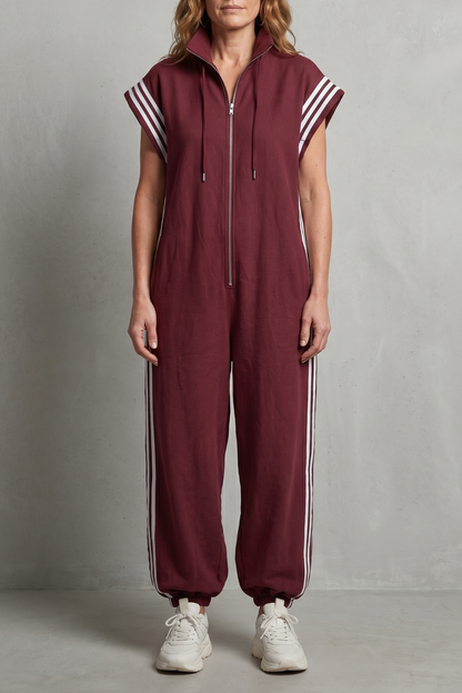Veloura – Sporty stripe detail – Jumpsuit