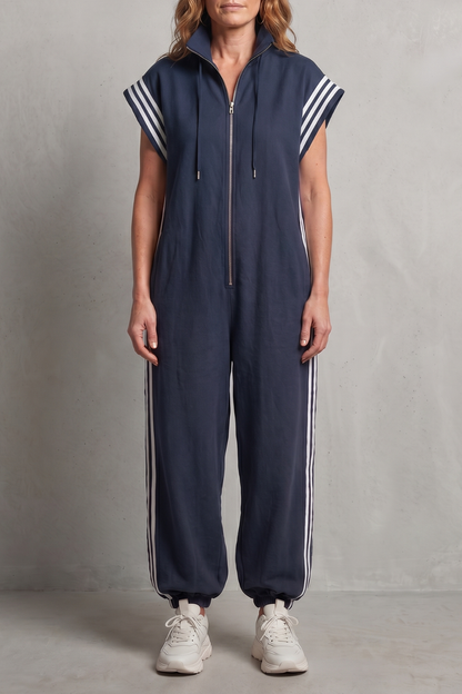 Veloura – Sporty stripe detail – Jumpsuit