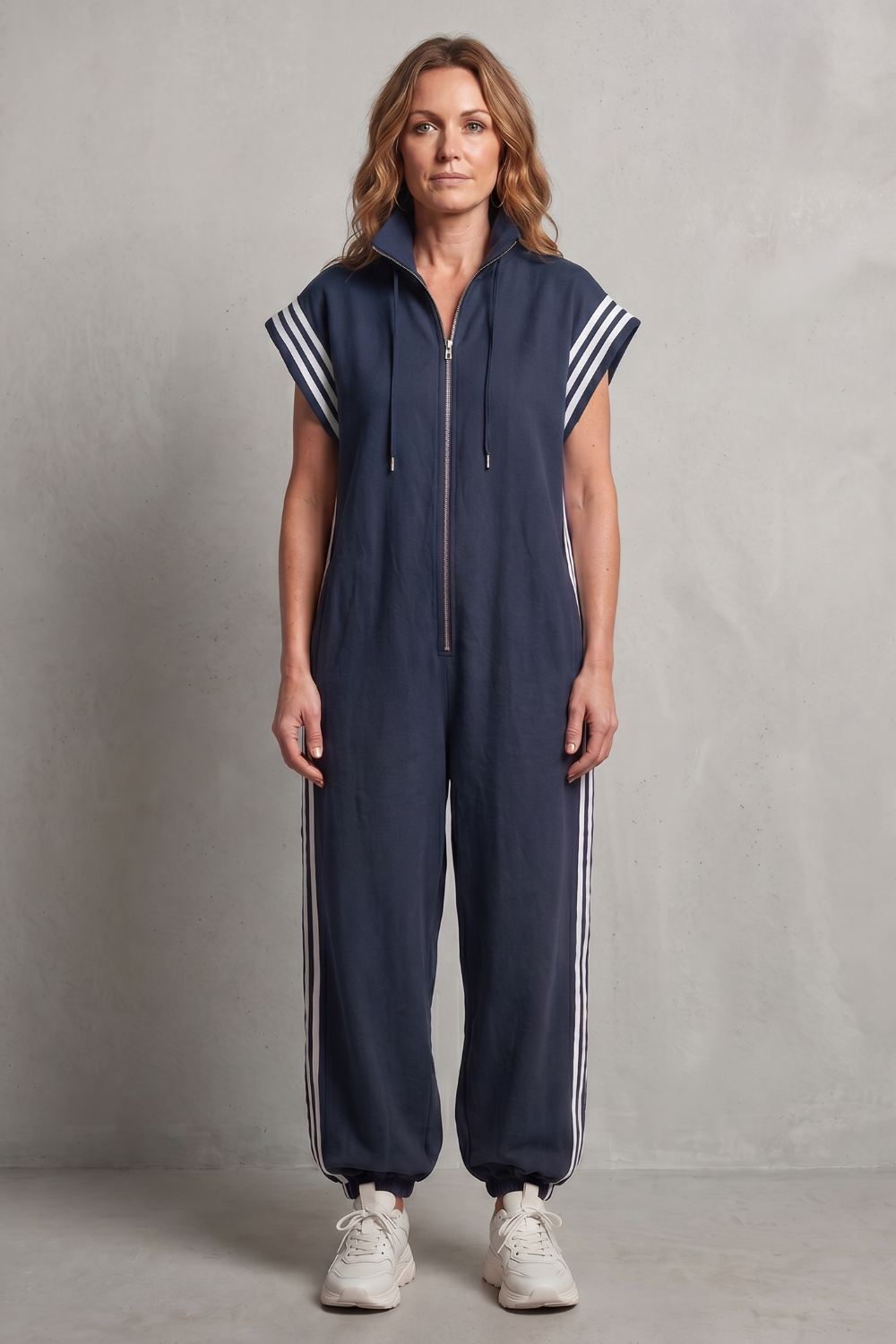 Veloura – Sporty stripe detail – Jumpsuit