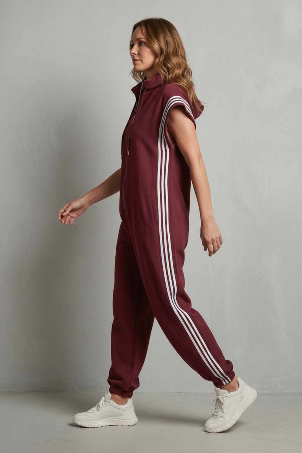 Veloura – Sporty stripe detail – Jumpsuit
