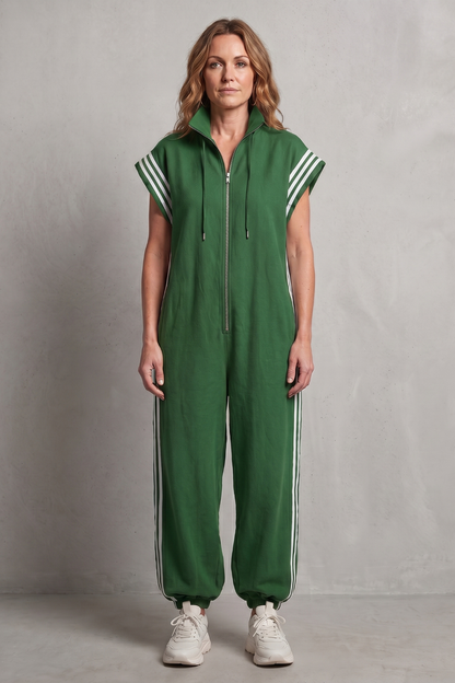 Veloura – Sporty stripe detail – Jumpsuit