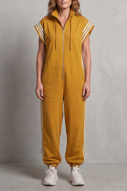 Veloura – Sporty stripe detail – Jumpsuit