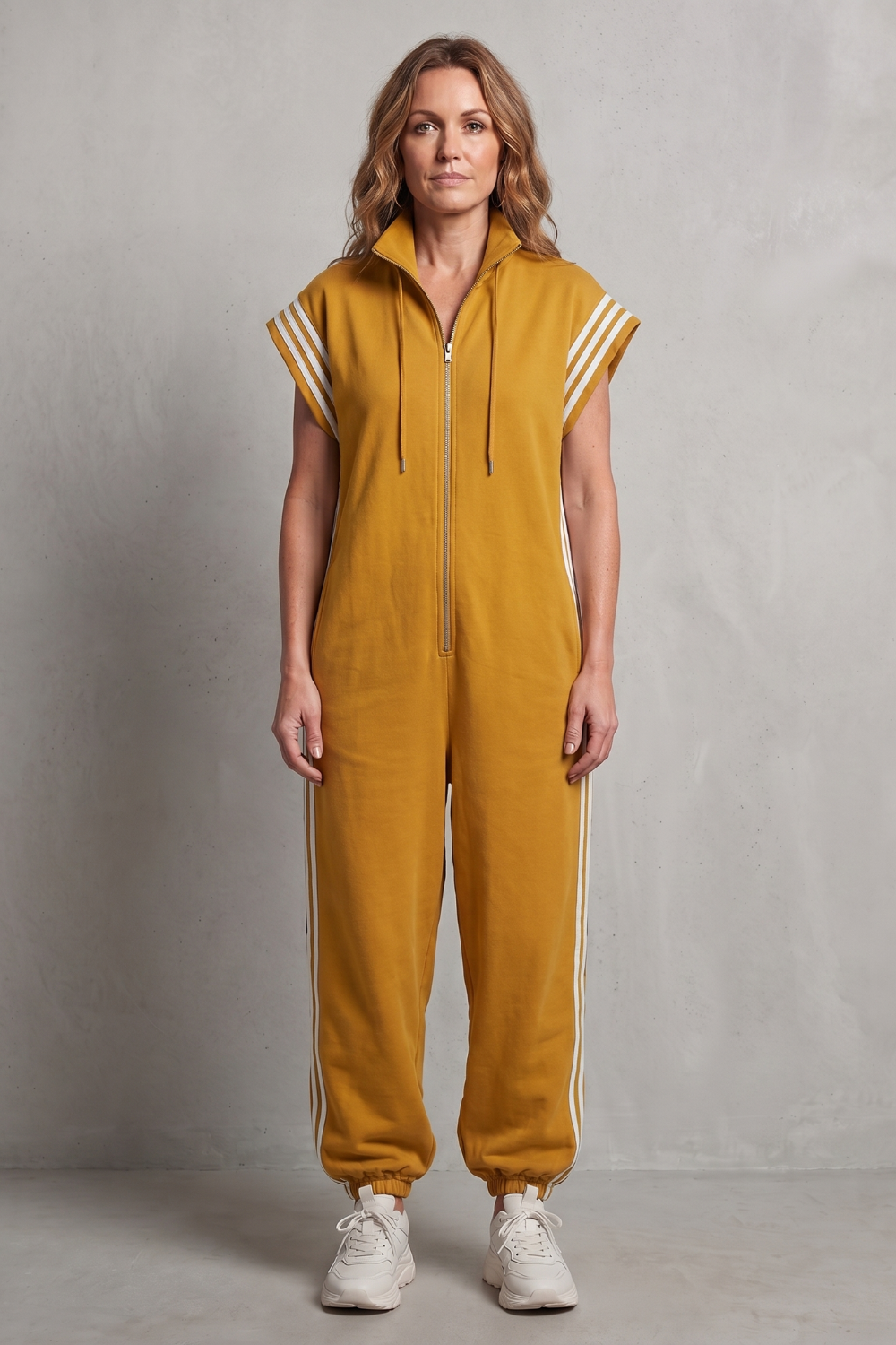Veloura – Sporty stripe detail – Jumpsuit