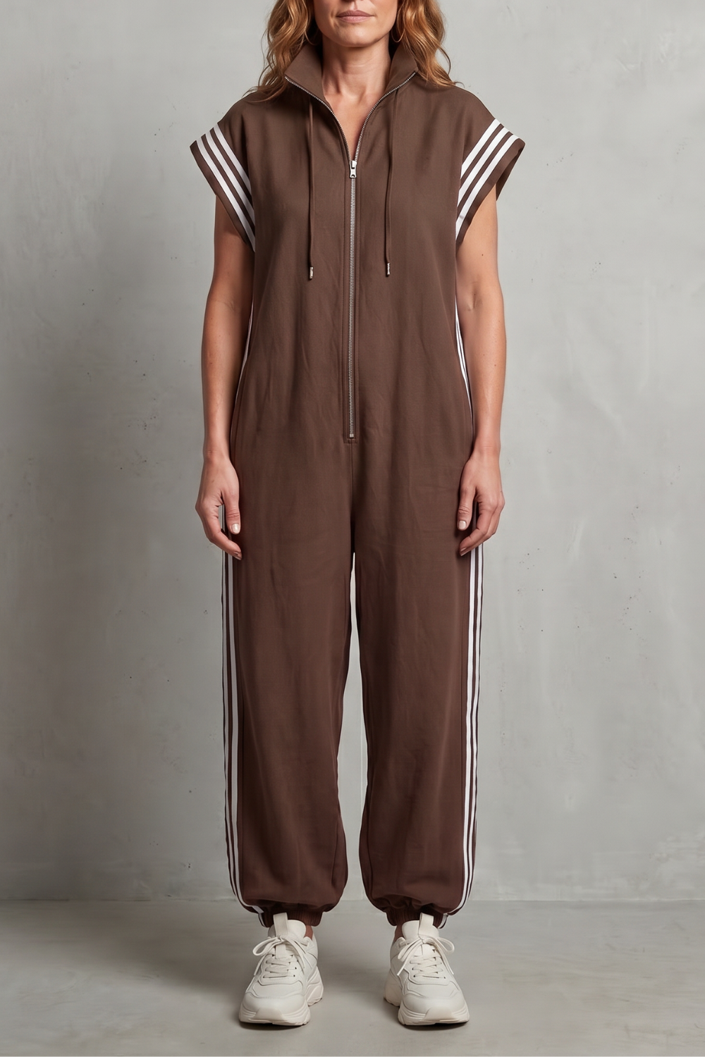 Veloura – Sporty stripe detail – Jumpsuit