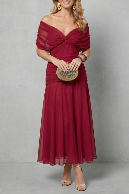 Verdelisse – Draped floral flow – Maxi dress
