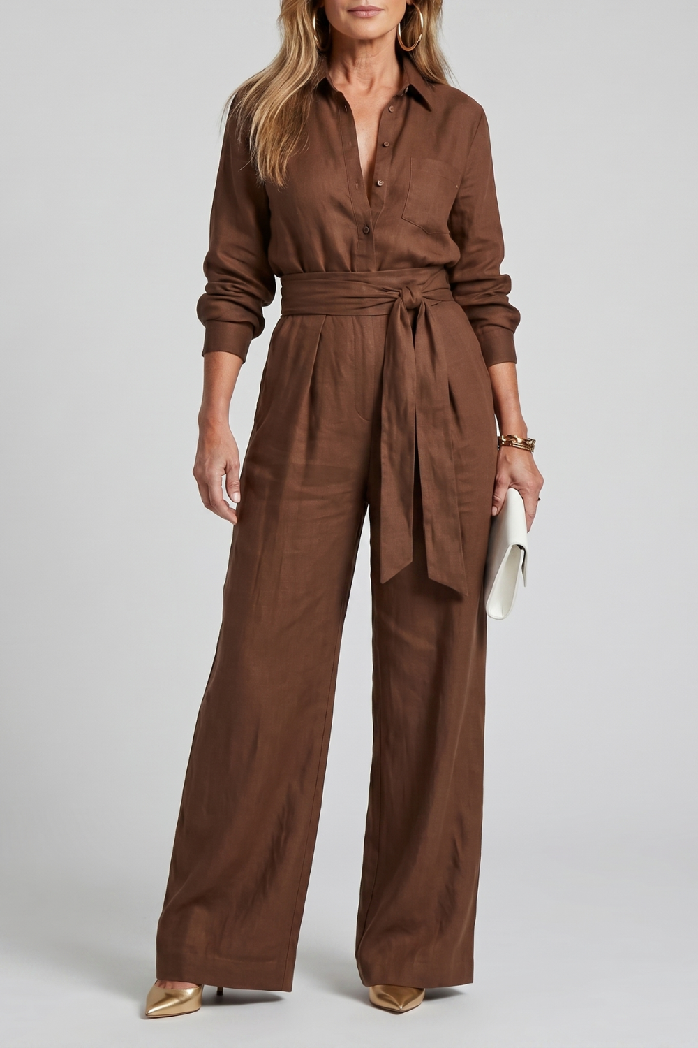 Virella – Effortless tailored elegance – Wide-leg jumpsuit