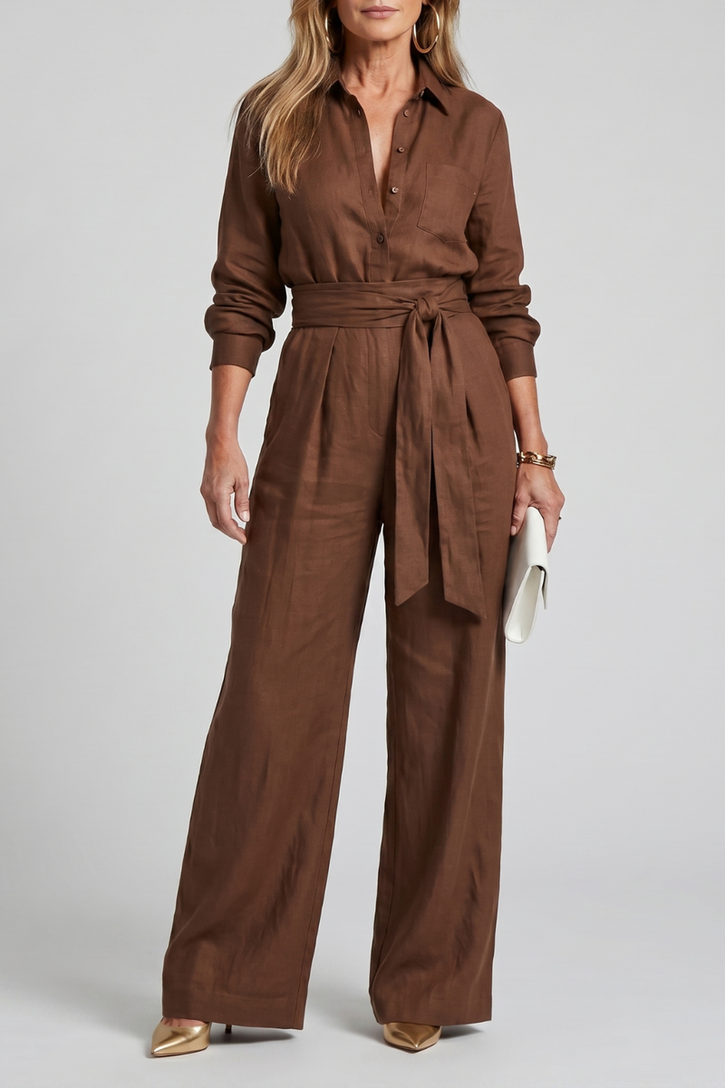 Virella – Effortless tailored elegance – Wide-leg jumpsuit