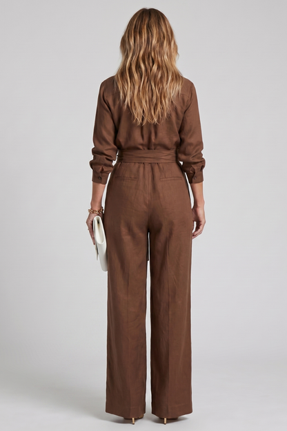Virella – Effortless tailored elegance – Wide-leg jumpsuit