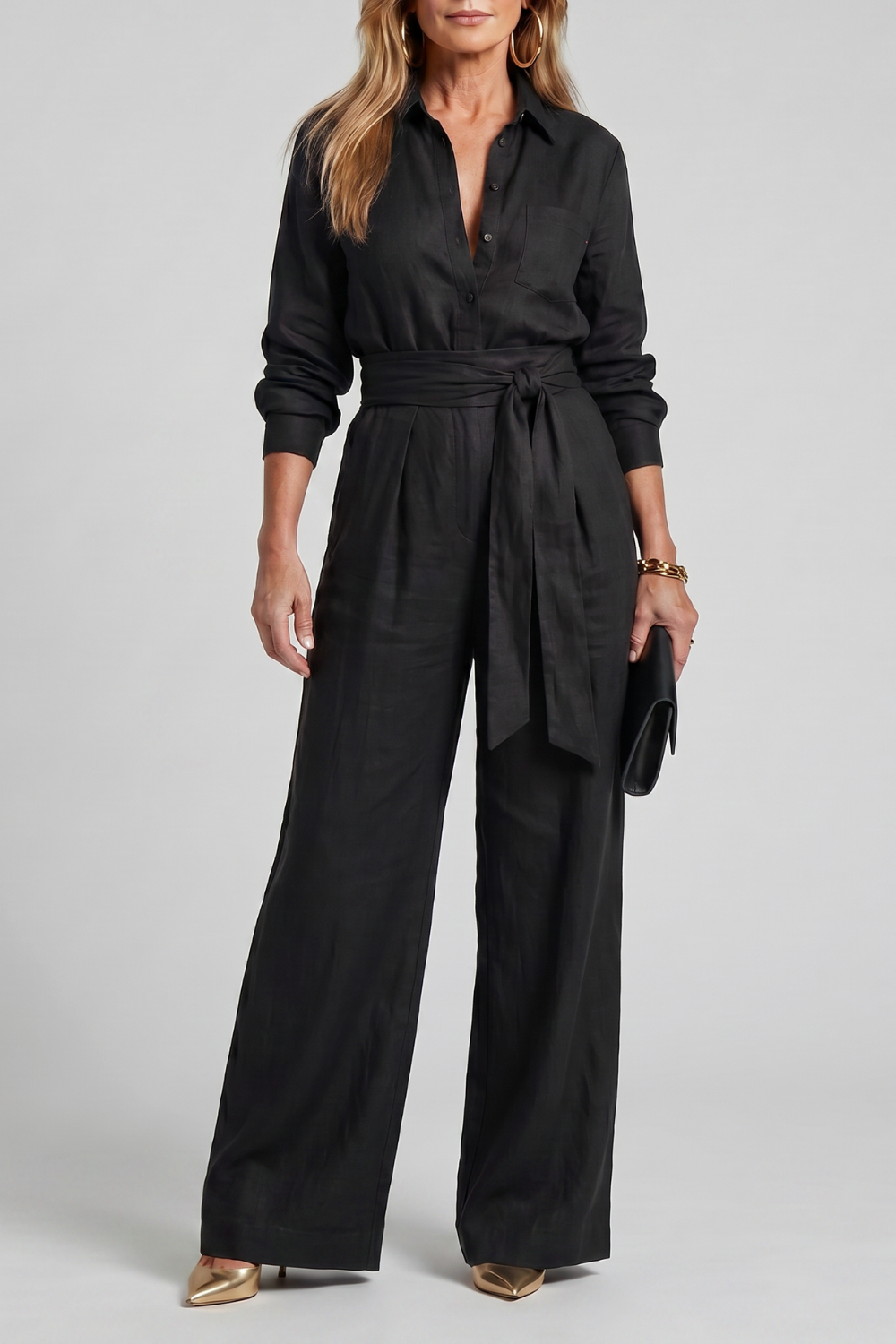 Virella – Effortless tailored elegance – Wide-leg jumpsuit